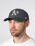 Бейсболка 47 BRAND арт. B-CAMPC18GWS-BL Oakland Athletics MLB (синий / зеленый)